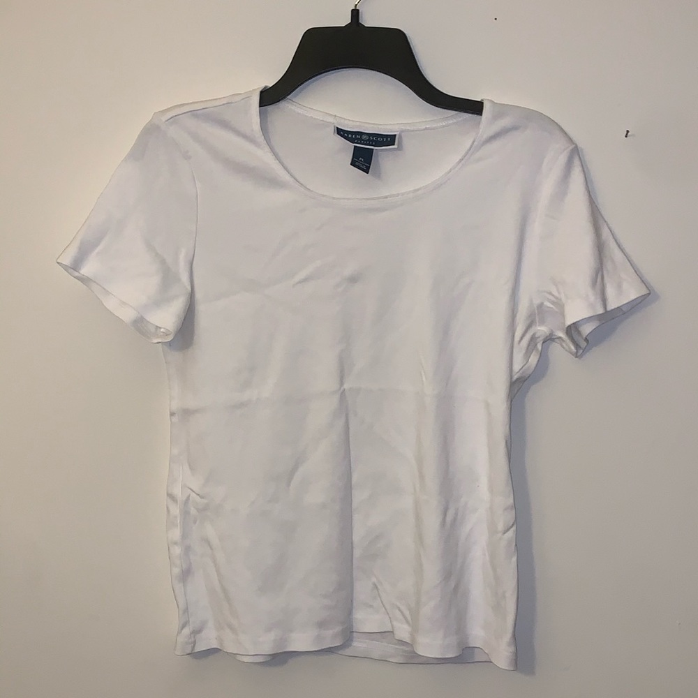 White Karen Scott T-Shirt